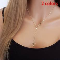 Charm Jewelry, Choker, Cross necklace, Cross Pendant