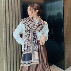 letterscarf, tasselshawl, shawl and wraps, women scarf