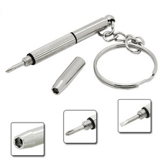 Steel, keychainscrewdriver, glasses repair, Key Chain