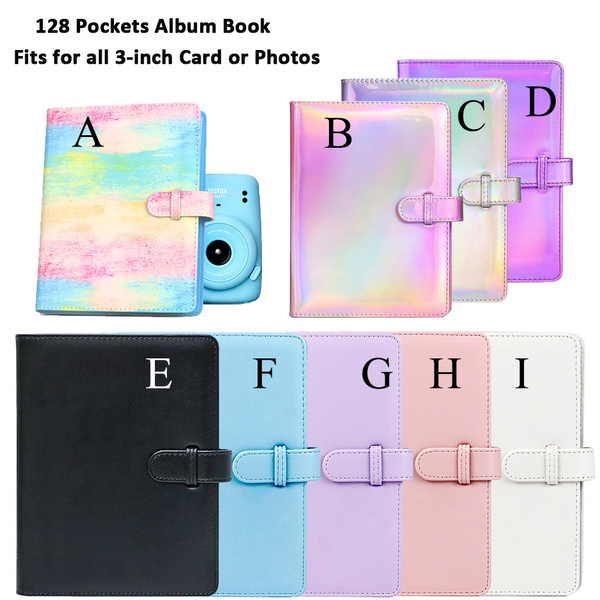 128 Pockets Large Capacity Storage Instax Mini Photo Album Book For Polaroid  Fujifilm Mini 11 9 8 7s LiPlay Link Film Paper Card