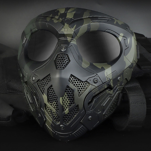 Skull Messenger Mask,Tactical Face Protection Gear For Paintball Airsoft Game And Cosplay Mask