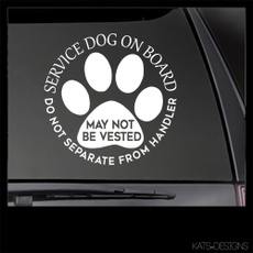 Car Sticker, servicedog, Home Decor, Pets