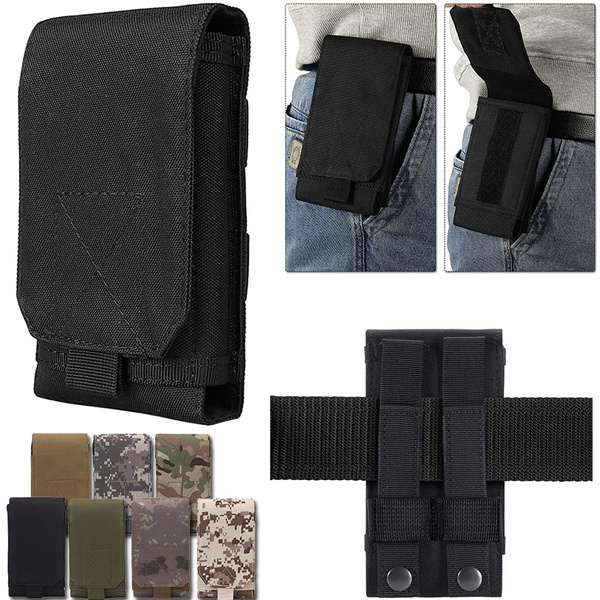 Universal Tactical MOLLE Mobile Phone Holster Tactical Military Army ...