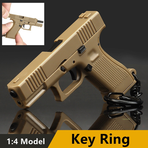 Glock 45 Model Key Ring Tactical G45 Gun Shape Key Chain Decorative
