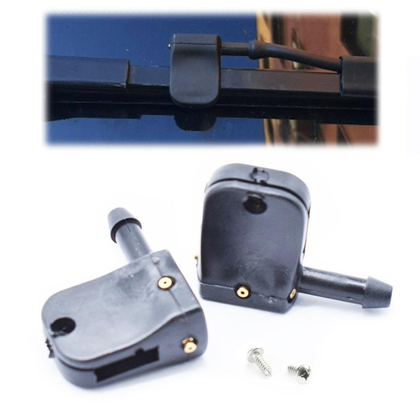 Universal Front Windscreen Wiper Washer Spray Jet Nozzle Mounted 9mm