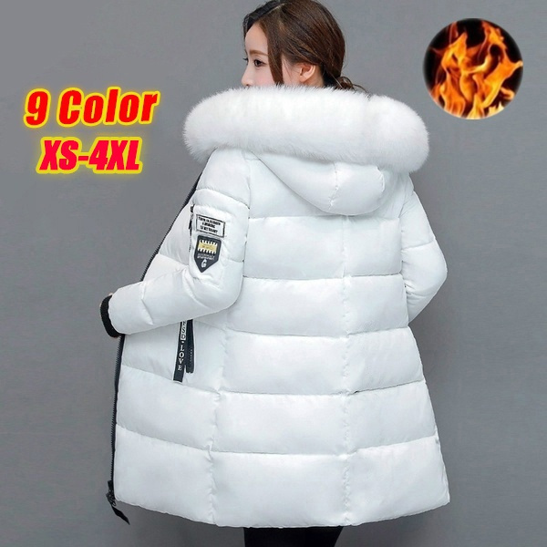 New Fashion Women Winter Casual Hooded Down Cotton Cotton padded Jacket Warm Coats