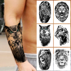Owl, fake tattoo, temporarytattooformen, Men's Fashion
