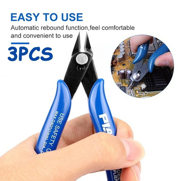 Electrical Wire Cable Cutters Cutting Side Snips Flush Nipper Pliers Hand  Tool