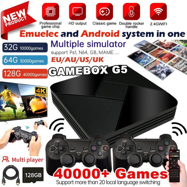 Newest Video Game Box G5 S905L WiFi 4K HD Super Console X 50+ Emulator ...