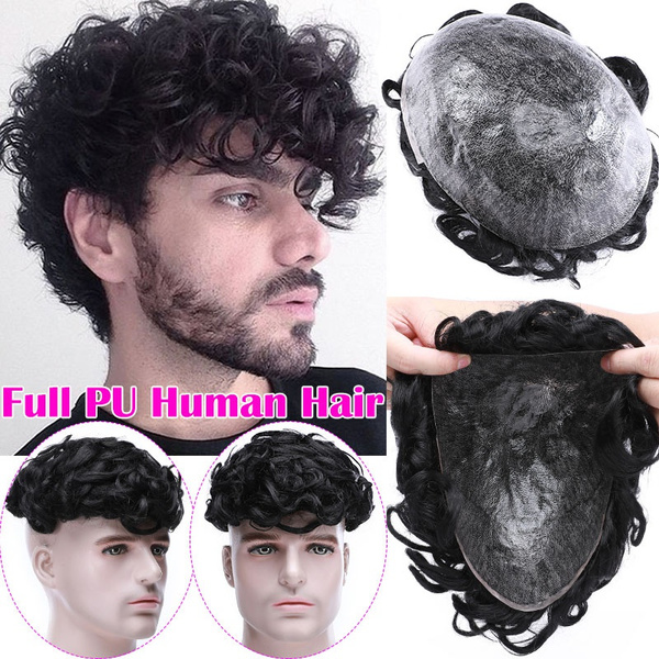 curly hair toupee
