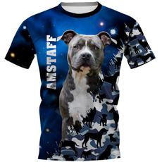 Summer, dog t-shirt, Pets, amstafftshirt