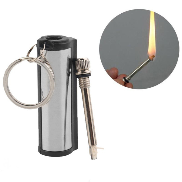 Details about   Fire Starter Multi Emergency Flint Match Lighter Camping Survival Keychain Gifts 