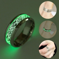 Steel, Couple Rings, wedding ring, luminousring