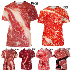 Mens T Shirt, Fashion, Meat, beef