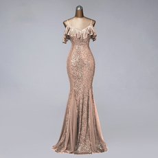 off the shoulder dress, sequineddresse, Vestidos, Elegant Dress