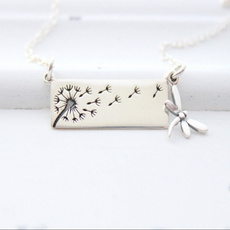 925 sterling silver necklace, butterfly, dragon fly, necklace for women
