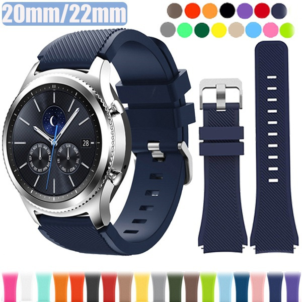 Silicone Soft Sport Strap For Samsung Galaxy Watch 3 4 5 6 7 /FE 40mm ...