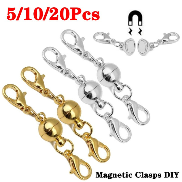 20Pcs Strong Magnetic Clasps for DIY Jewelry Making Necklace