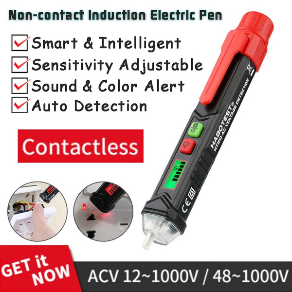 Non Contact Voltage Tester Electrical Test Meter Pen AC Detector 12/48-1000V New
