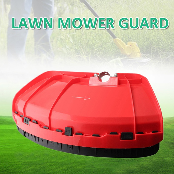 New Useful Universal Brush Cutter Shield Lawn Mower Guard Plastic Blade
