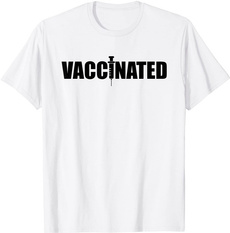 T Shirts, Design, syringe, vaccinated