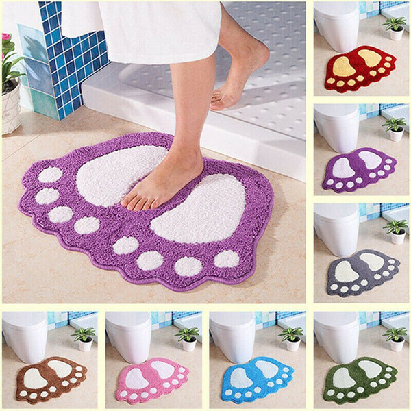 Bath Mat 40 X 60 Cm,non Slip Bathroom Mat,absorbent And Soft