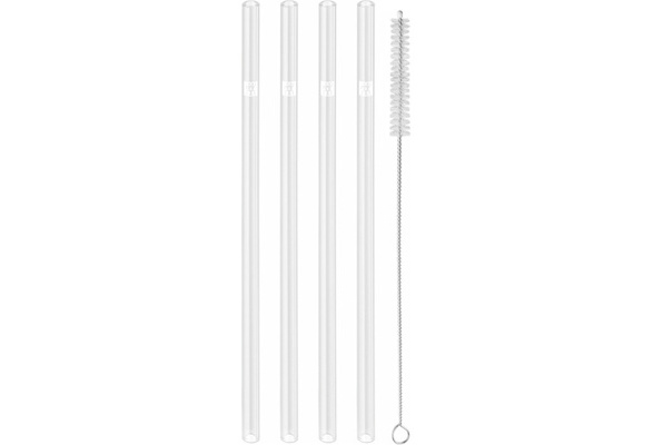 Zwilling ZWILLING Sorrento 5-Pc Straight Glass Straw Set - Clear - 14  requests