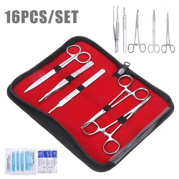New Useful 16Pcs/Set Suture Practice Kit for Surgical Suturing Training  Tool