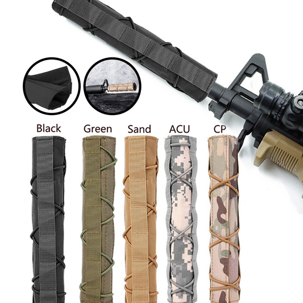 Tactical 500D Muffler Cover 22mm 14 Reverse Teeth 8.7 Suppressor Mirage Heat  Shield Sleeve Front Pipe AK Matel Silencer