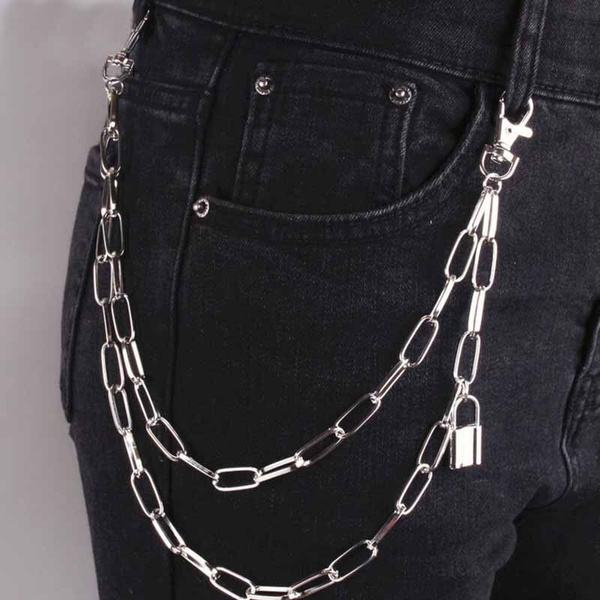 Pant Jeans Women Chain, Trousers Denim Chains