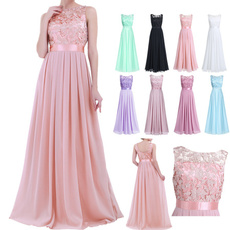 gowns, Bridesmaid, Lace, chiffon