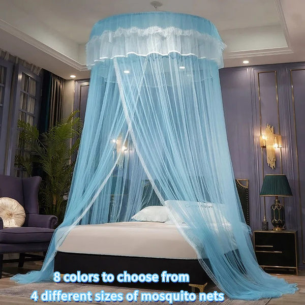 Easy To Install Mosquito Nets Princess Wind Bed Curtains Ceiling Thickened Dense Dome Type Bedroom Single Double Net Wish Bedroom Single Double Bed Mosquito Net, How To Make Mosquito Net Curtains