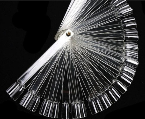 50pcs Nail Sample Sticks Nail Art Display Swatches Gel Nail Polish Art ...