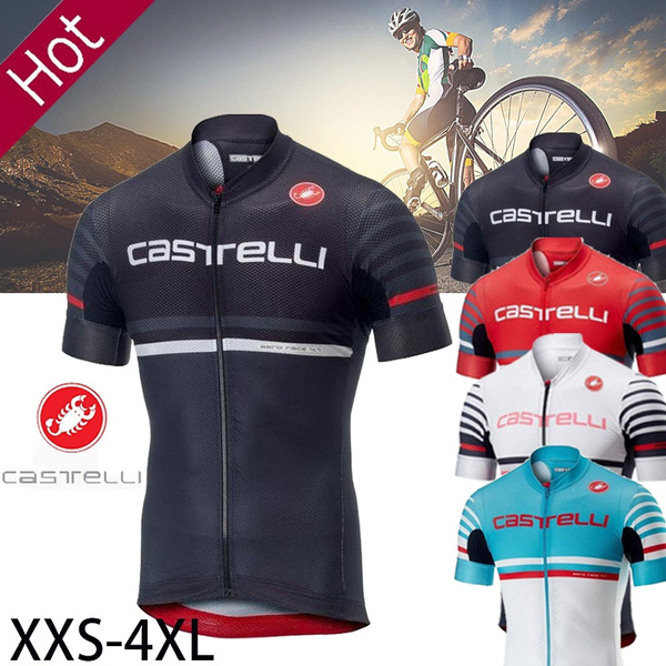 Men s Castelli Summer Cycling Jersey Short Sleeve Team Cycling Tops Mountain Bicycle Clothing Road Bike Racing Shirt