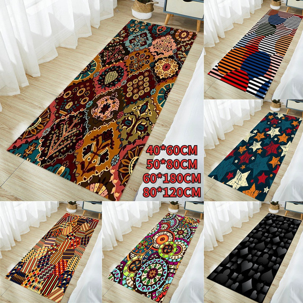 Washable Non-slip Long Kitchen Floor Mat Bathroom Entrance Door