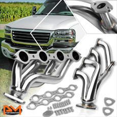 Steel, Chevy, Stainless Steel, manifold