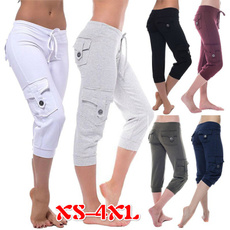 Women Pants, drawstringpant, elastic waist, Yoga