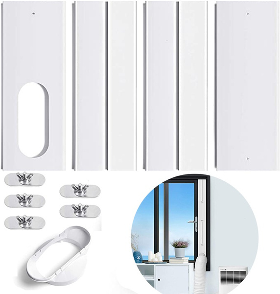 Portable Air Conditioner Window Kit with Coupler Adjustable Window Seal