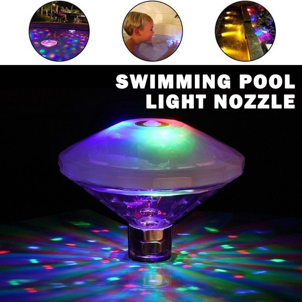 LED Floating Underwater Light Glow Swimming Pool Hot Tub Spa Disco Lamp ...