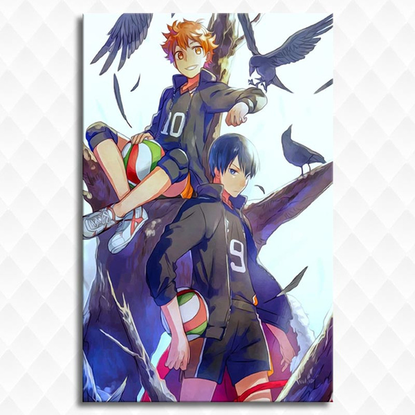 Hinata Colorful Manga Anime Wallpaper Canvas Art Prints Poster,8 x