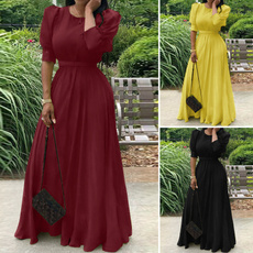 gowns, dressesforwomen, Waist, Elastic