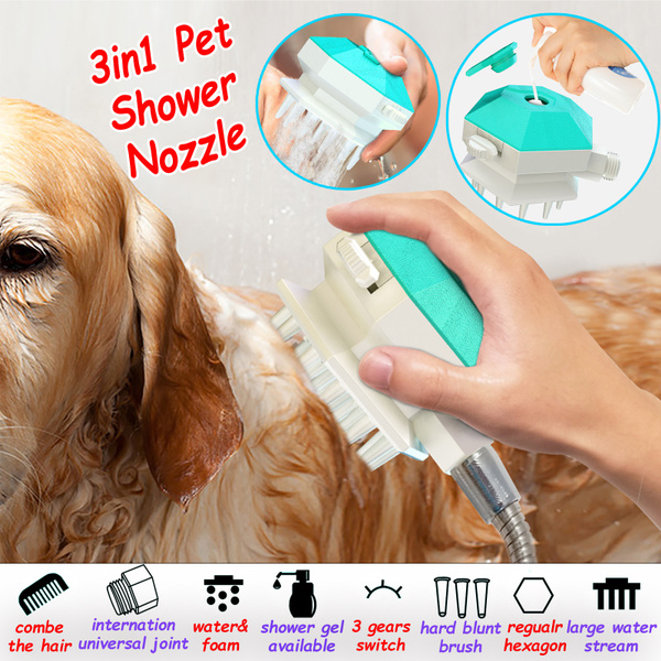 Dog bath clearance shower hose