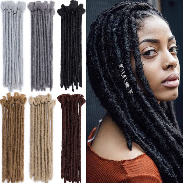 New Fasion 12inch Dreadlocks Wig Hair Piece Synthetic Hair Dreadlock Hairstyles Hair Product For Men Women 5 10pcs