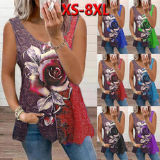 Summer, Plus size top, womens top, V-neck
