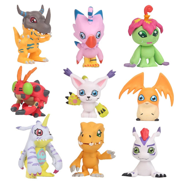 12cm Mini Digimons Digita Dragon Dinosaur Agumon Gabumon Gomamon Biyomon  Palmon Patamon Stuffed Doll Plush Doll - Movies & Tv - AliExpress