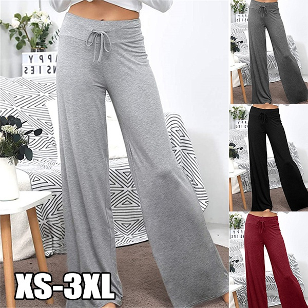 Loose Pants for Women Summer Casual Tailored Fit Women's Wide Leg
