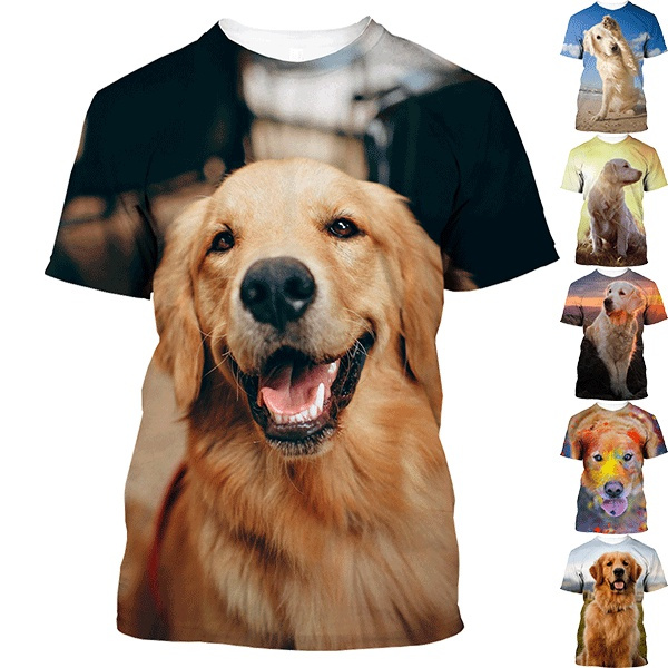 Funny golden retriever outlet t shirts