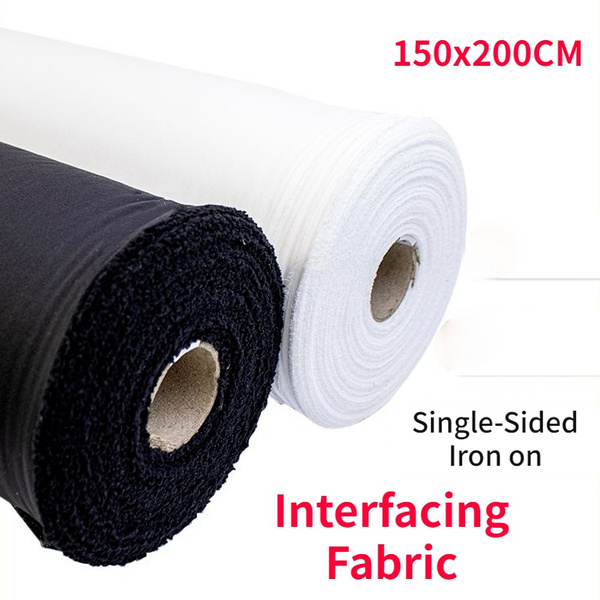 Lightweight Interfacing Fabric Silk Polyester SingleSided Iron on