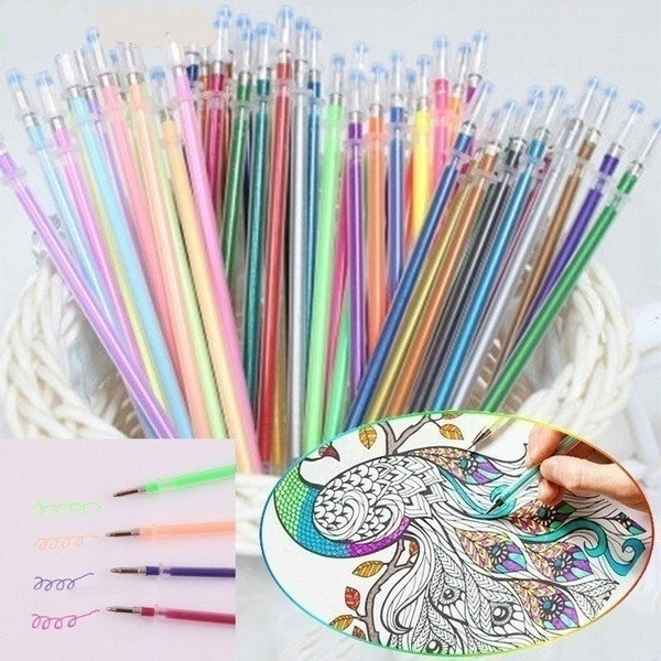 360 Pices Kit De De Gel Stylos Gel Colors Recharges De Stylos Encre Gel