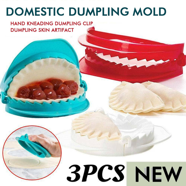 3Pcs/set Dumpling Maker Mold Dough Press Meat Pie Pastry Empanada DIY Mould Tool 
